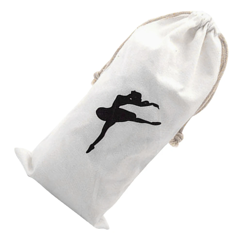 

Pointe Shoe Storage Bag Canvas Drawstring Ballet Dance Accessories Girls Travel Outdoor Activity Long Lasting Material Dance