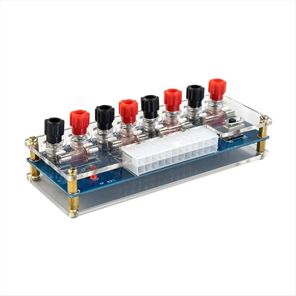 SCLS XH-M229 -M27 PC Desktop Chassis Power Supply ATX Adapter Takeout Board Outlet Output Terminal Module with Case