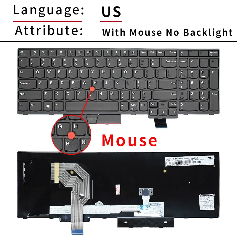 RU Russian Backlit Keyboard for Lenovo Thinkpad T570 P51S T580 P52S Laptop 01ER564 01ER605 01HX241 01HX281 01EN951 01ER523