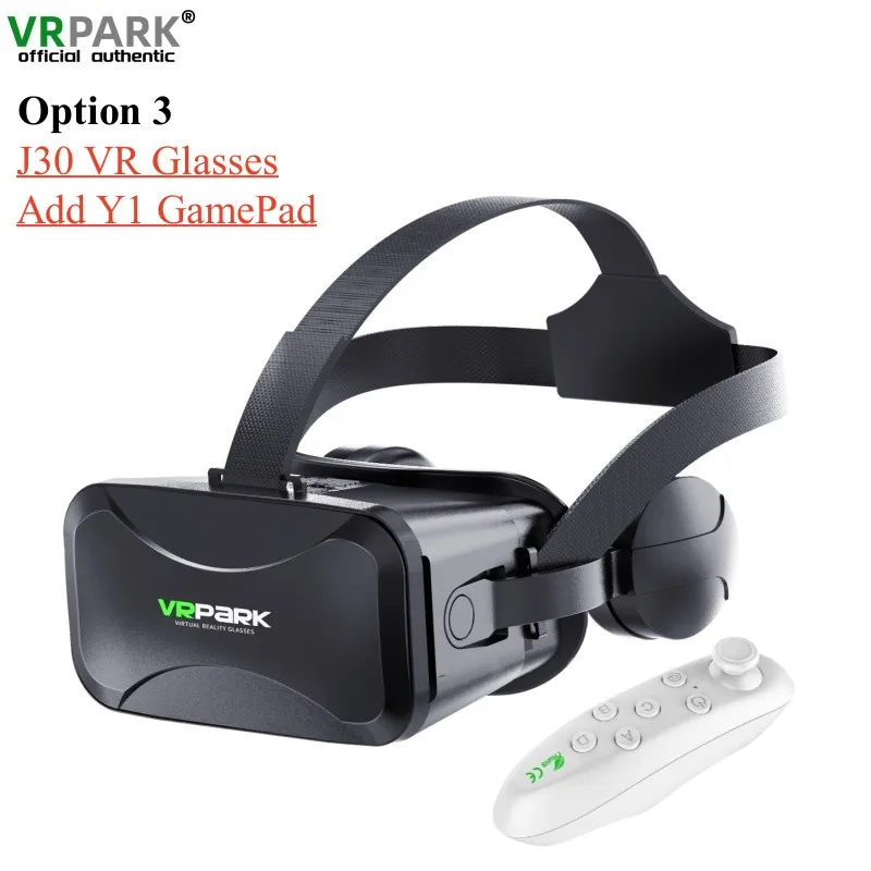 Originele J30 4K Virtual Reality 3d Bril Box Stereo Vr Google Kartonnen Headset Helm Voor Ios Android Telefoon Max 6.7 ",Rocker