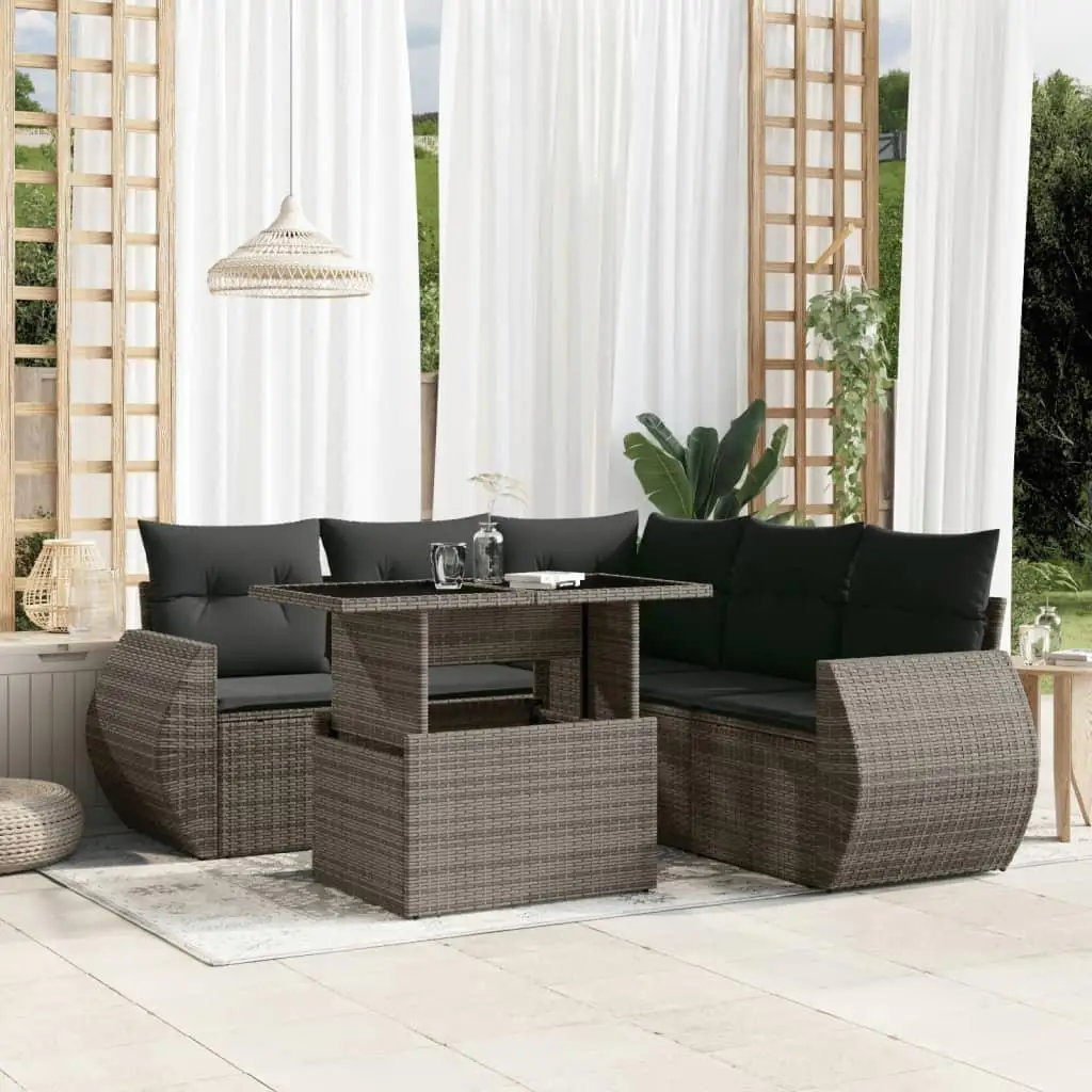 

Stylish Grey Garden Sofa Set Comfortable Outdoor Furniture for Patio and Balcony Lounge Seating