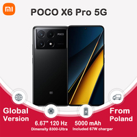 POCO X6 Pro 5G Global NFC 8300 Version for Smartphones-Ultra 6.67 1.5K Flow AMOLED DotDisplay 64MP 67W turbo charging
