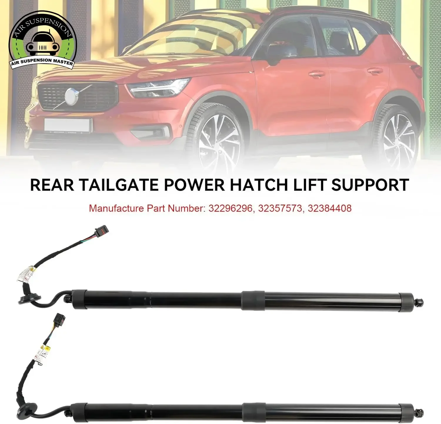 2PCS Rear Electric Tailgate Gas Strut fit for Volvo XC40 2019-2023 32296296 32296297,32357573, 32384408