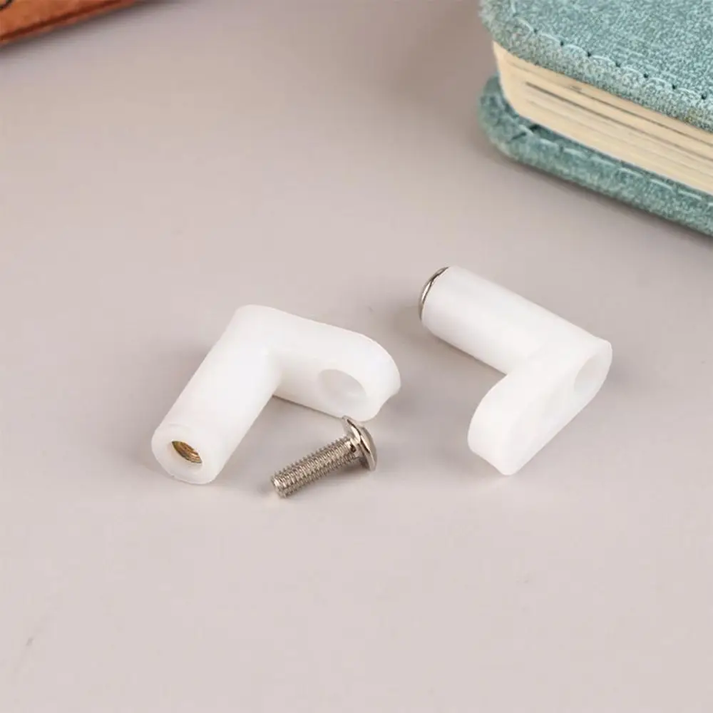 Wear Resistant PCB Mounting Brackets with Screws Anti Vibration L Type Bracket Plastic PCB Feet
