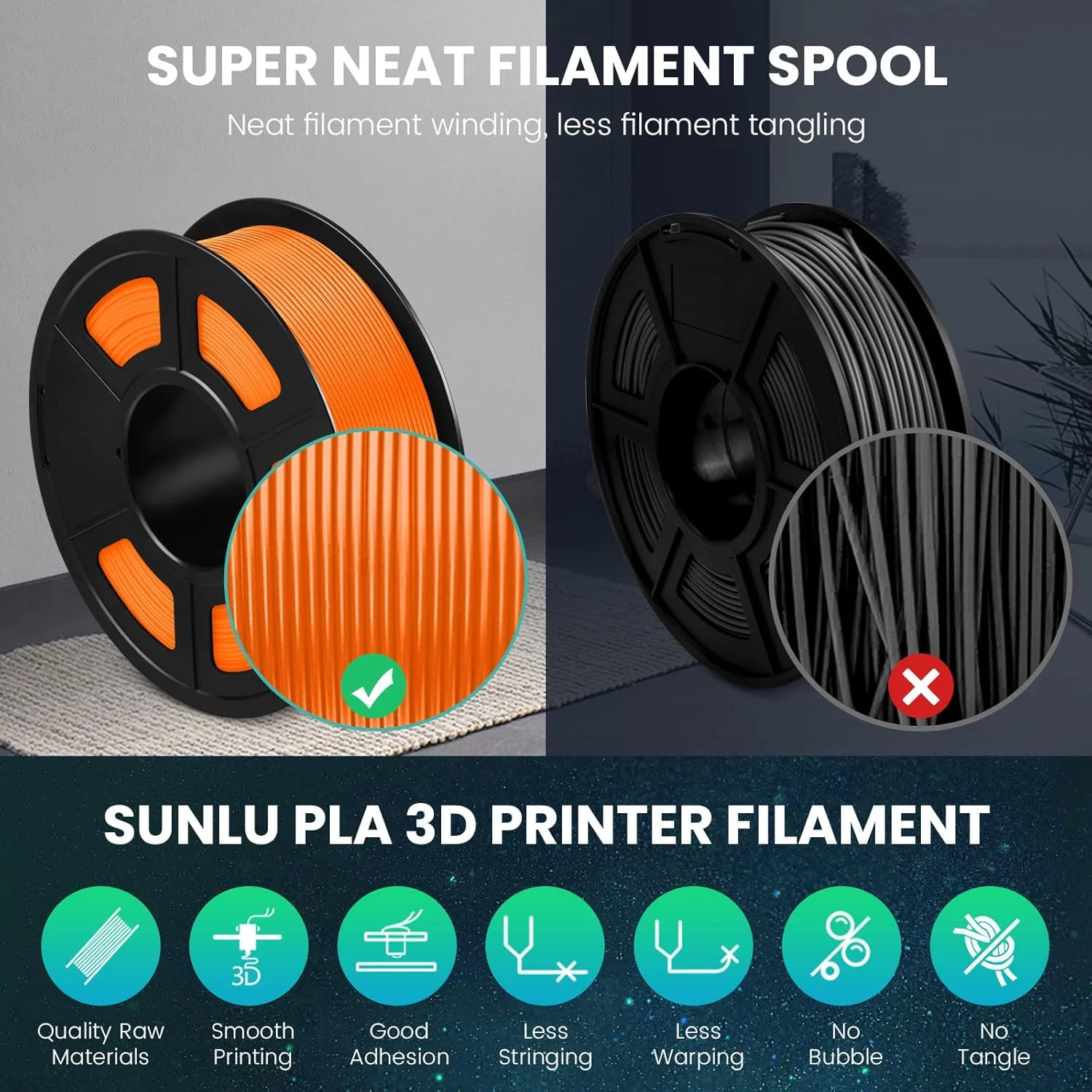Fdm Printer - Filamento PLA para impressora 3D Sunlu,