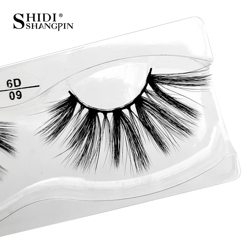 SHIDISHANGPIN Fake Lash 3D Mink Eyelashes Natural Soft False Eyelashes Makeup Full Strip Lashes Wholesale Bulk 20/30/100 Pairs