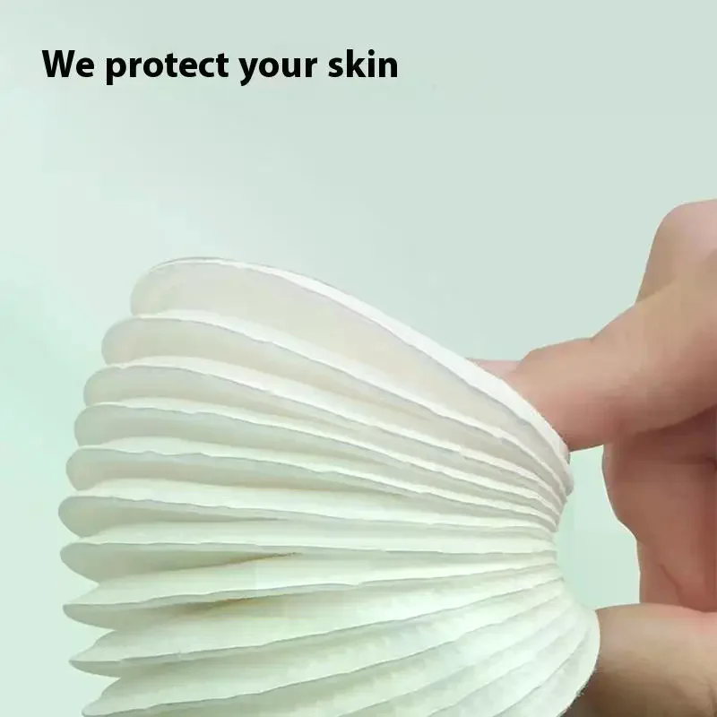 100 ชิ้นผ้าฝ้ายทิ้งทําความสะอาดผ้าฝ้ายเล็บ Remover รอบนุ่มทําความสะอาดใบหน้า Remover ผ้าฝ้ายแต่งหน้าเครื่องมือ