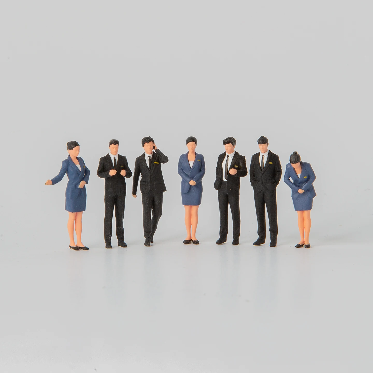 1 64 Suit Series Miniature Figures Minifigure Model Kit Model Props Creative Photography Display Collection Decoration
