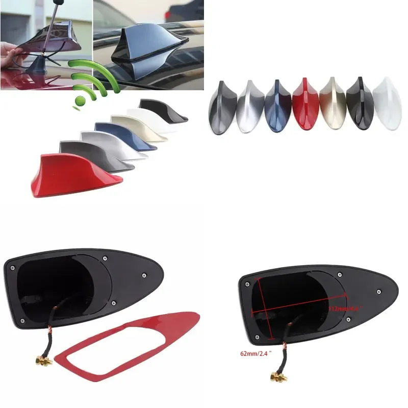 Universal Car Shark Fin Antenna High Quality Signal Receiver Latest Design Auto Radio Aerial for All Vehicles