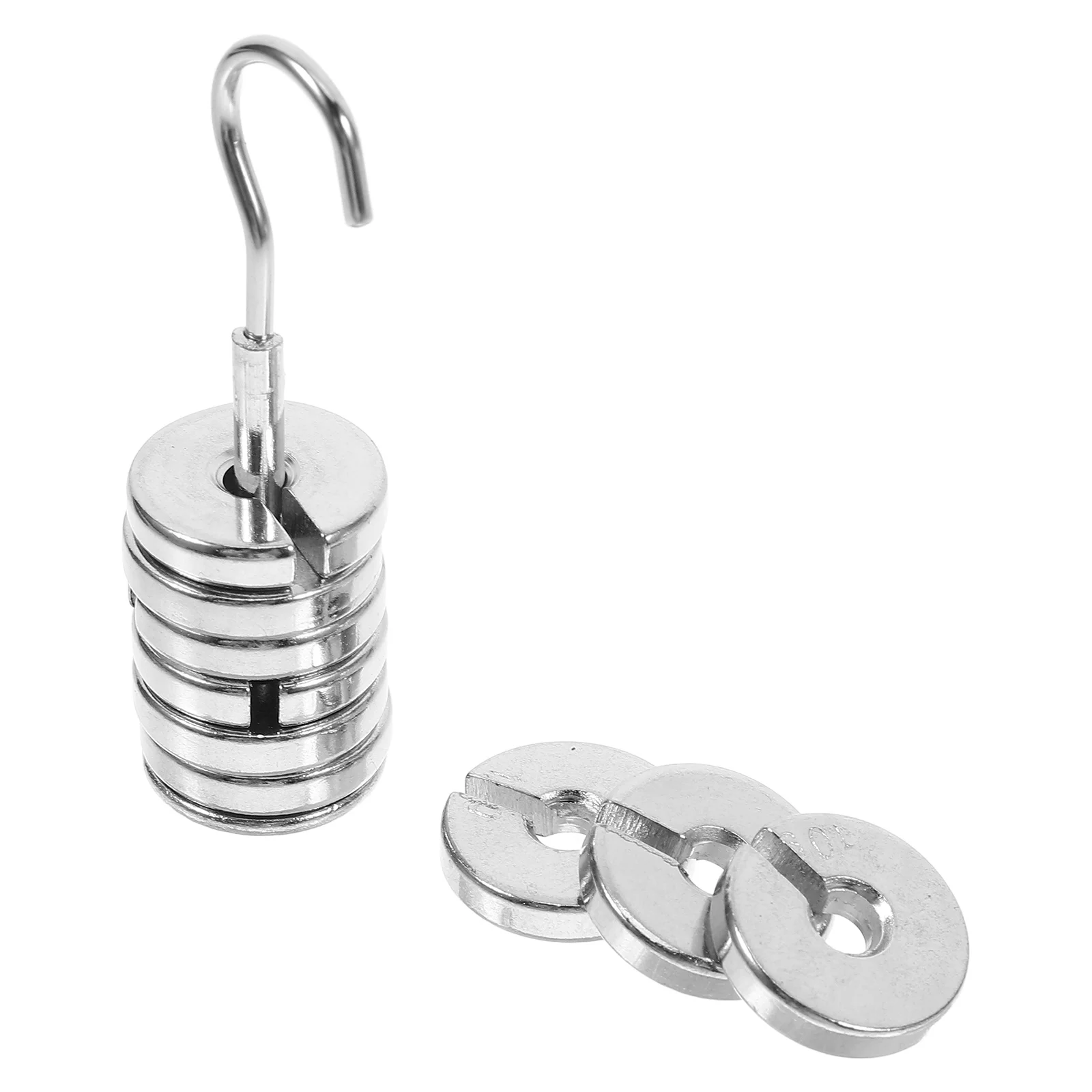 

1 Set Chrome Plated Iron Laboratory Weights For Calibration Experiments Jewelry Making Labs Slotted Weights Set Metal