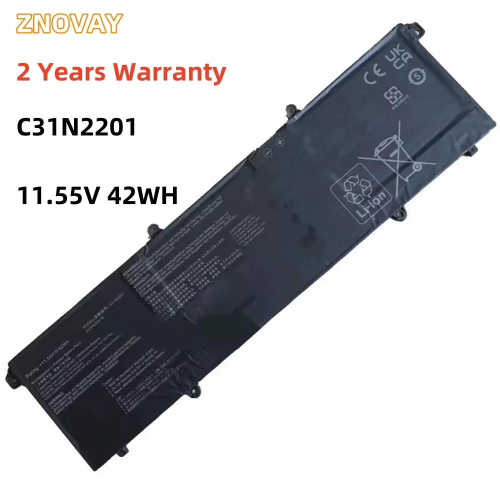 

ZNOVAY C31N2201 Laptop Battery For Asus 0B200-04260000 Battery 11.55V 42Wh/3640mAh Notebook