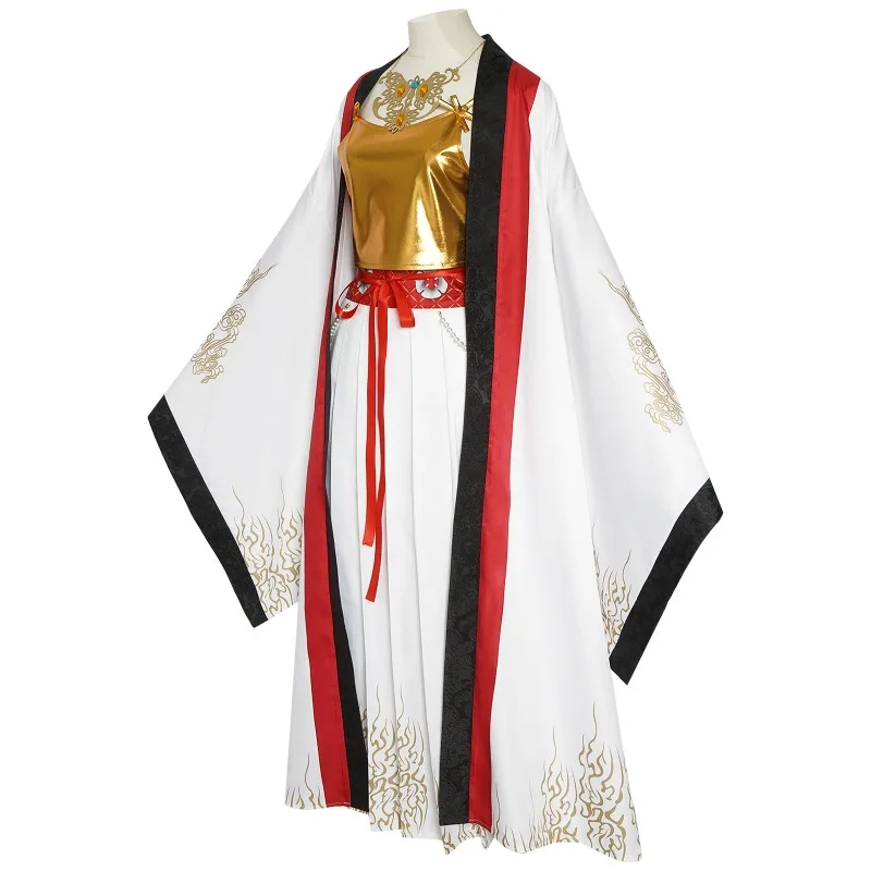 أسود أسطورة وو كونغ الأميرة الحديد مروحة تأثيري-المرأة الرجعية نفس النمط زي لعبة مرحلة الأداء ارتداء للحصول على تأثيري تحت عنوان