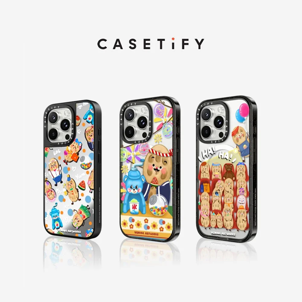 

CASETiFY Peanut Life Series Venina Magnetic Drop-proof Case for iPhone 13 14 15 16 17 Pro Max Air Plus Protect Cover