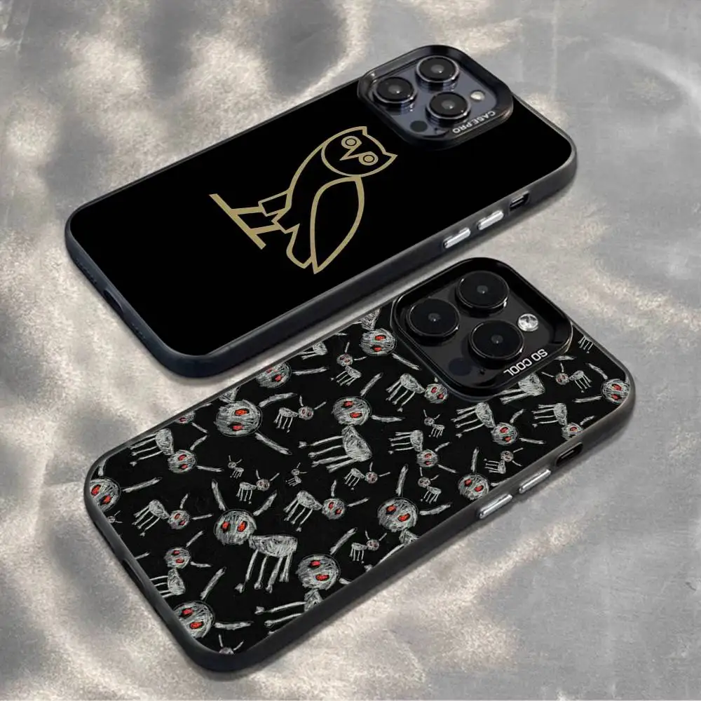 

D-Drake O-OvO OWL singer Phone Case For iPhone17,16,15,14,13,12,11,Mini,Pro,MAX,plus,Black Matte Shockproof Cover