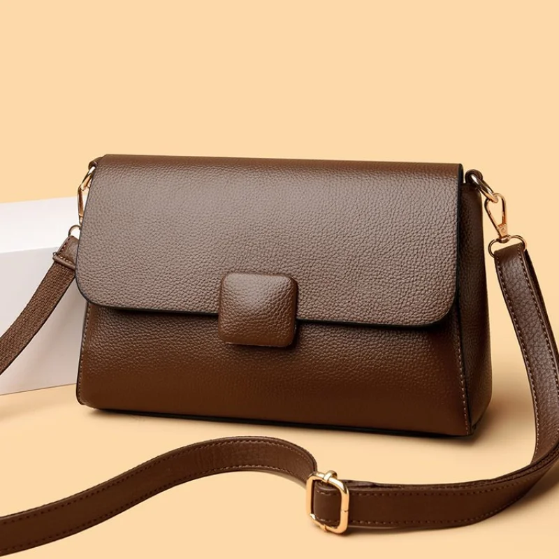 

Sophisticated Women Crossbody Bag Premium Soft PU Leather Small Handbag Adjustable Strap