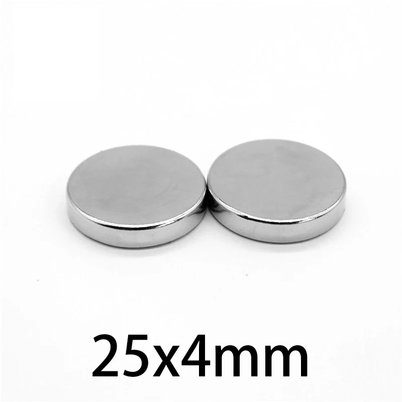25x4 мм супер сильные магниты круглые круглые магнитные 25*4 мм для домашнего холодильника, офиса, DIY 25x4