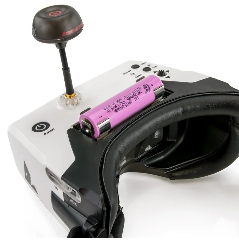 Óculos Fat Shark Scout FPV 4,0 polegadas NTSC/PAL Óculos de cabeça ajustáveis com seleção automática para corrida Rc Fpv