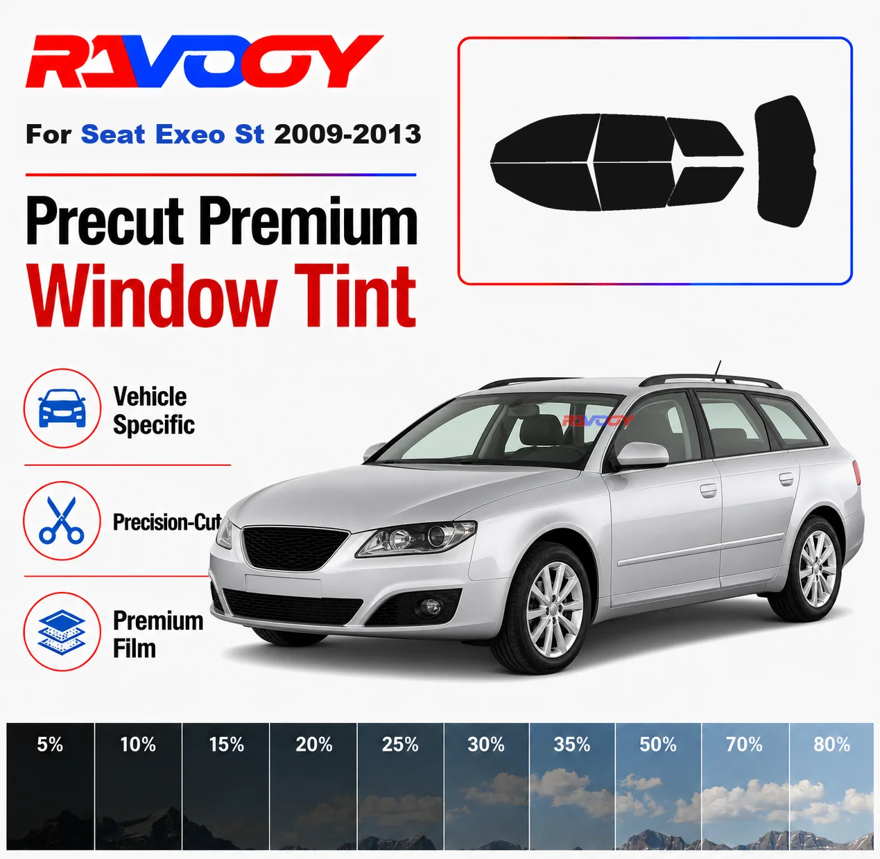 premium-precut-window-tint-kit-front-windows-rear-windows-rear-windshield-for-seat-exeo-st-2009-2013-car-solar-nano-ceramic-film