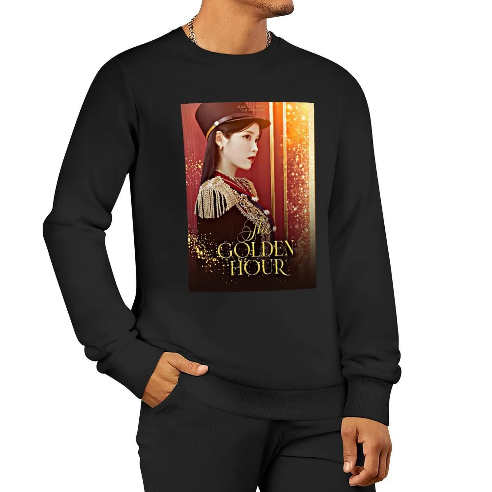 the golden hour iu Pullover Hoodie men clothing men's sweatshirts