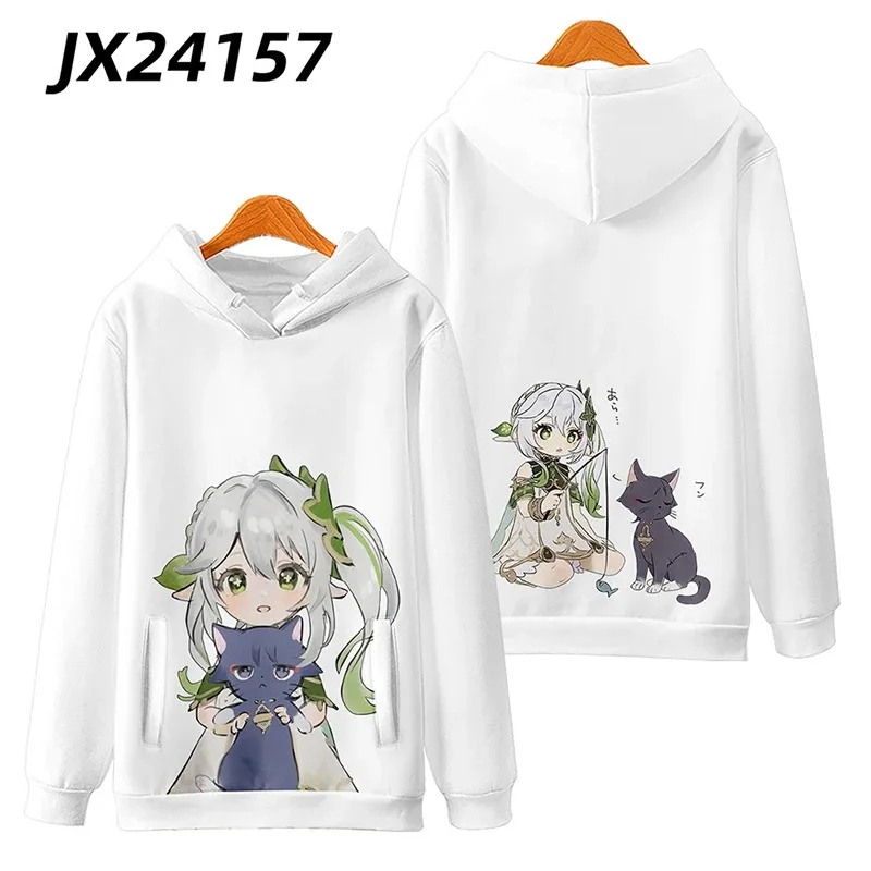 Genshin Impact Nahida 3D Print Oversized Women/Men Hoodie Sweatshirt Streetwear Hip Hop Pullover Hooded Jacket Cosplay Costumes