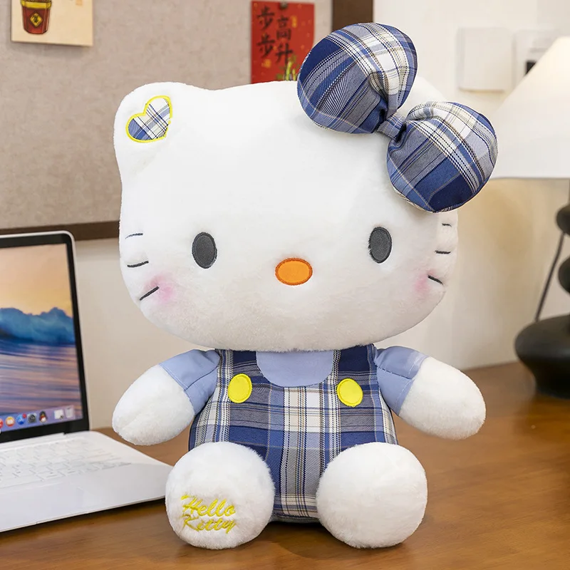 

30cm Anime Hello Kitty Dress Up Cartoon Plush Doll PP Cotton Filled Pillow Kawaii Sofa Cushion Ornament Holiday Gift