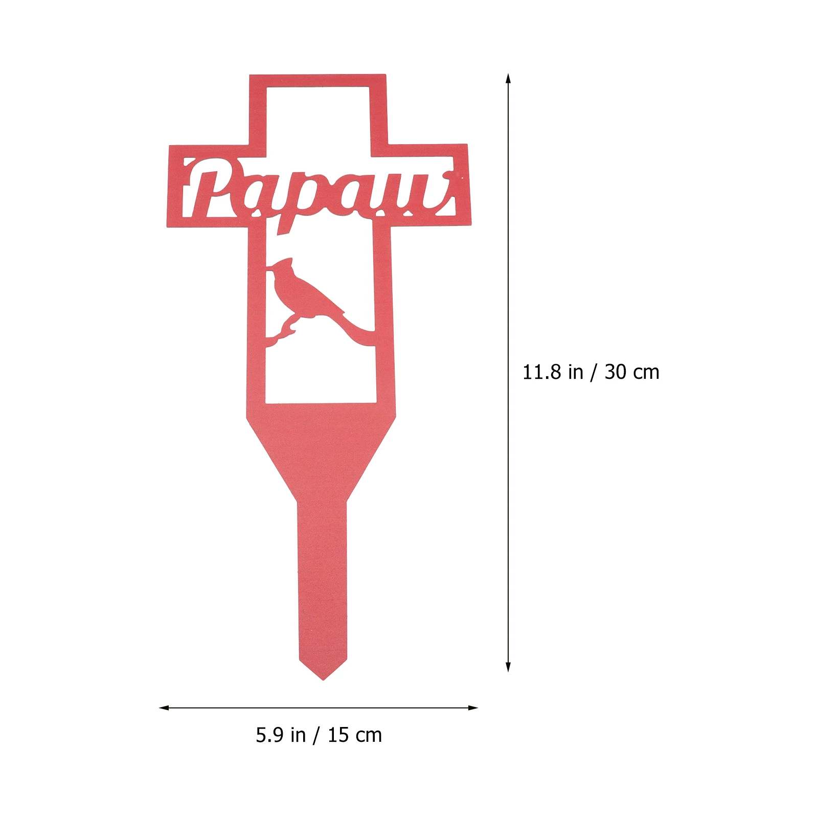 

Metal Cemetery Cross Garden Stake Lightweight Durable Iron Memorial Decoration Graveyard Ornament Memorial Cross Stake for Dad