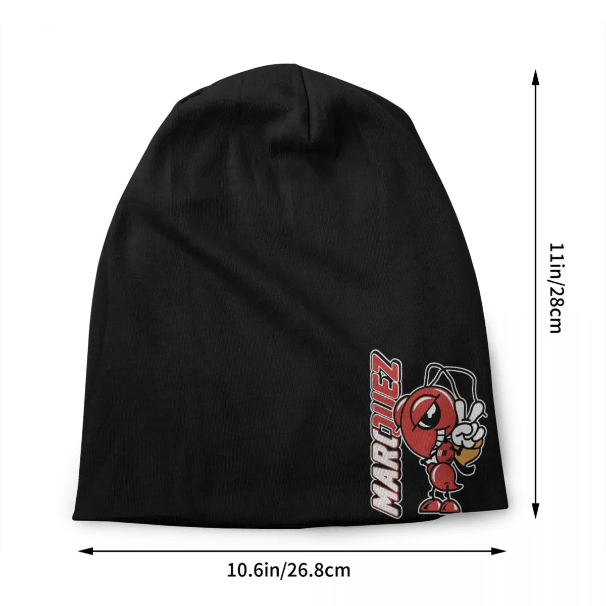 Custom Marquez Skullies Beanies Caps For Men Women Unisex Outdoor Winter Warm Knit Hat Adult Motorcycle Racing Bonnet Hats