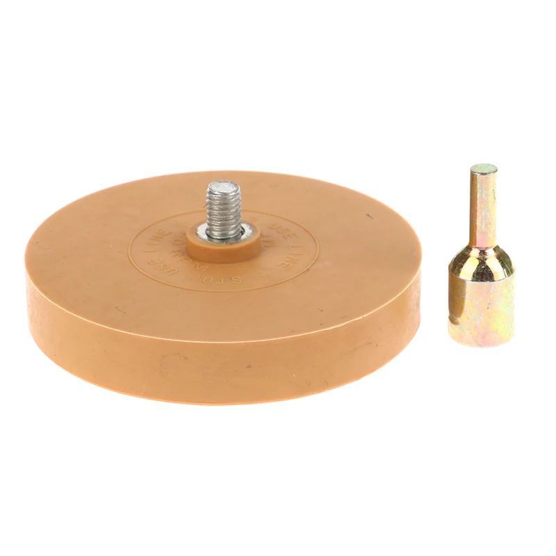 For Remove Car Glue Adhesive Sticker Pinstripe Decal Graphic Auto Repair Paint Tool 88mm Universal Rubber Eraser Wheel