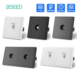 BSEED ๋ฒฝ ์์ผ ์ปดํจํฐ CAT6 ํ TV ์์ฑ ์์ผ ํ๋ผ์คํฑ ํจ๋ ์ ํ ์ฝ์ผํธ 80mm E-์๋ฆฌ์ฆ ๋ฌด๋ฃ ์กฐํฉ