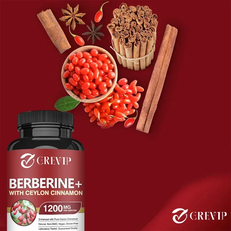 Premium Berberine HCl 1200 mg - Supports Detoxification and Digestive Health