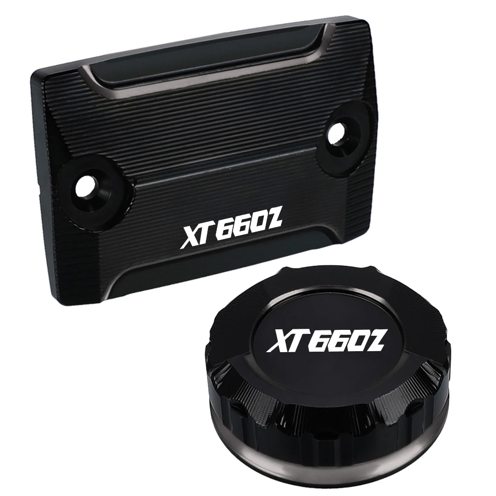 Motorcycle For Yamaha XT660Z XT 660Z 660 Z 2008 2009 2010-2015 Accessories Front Rear Brake Fluid Reservoir Cover Engine Oil Cap