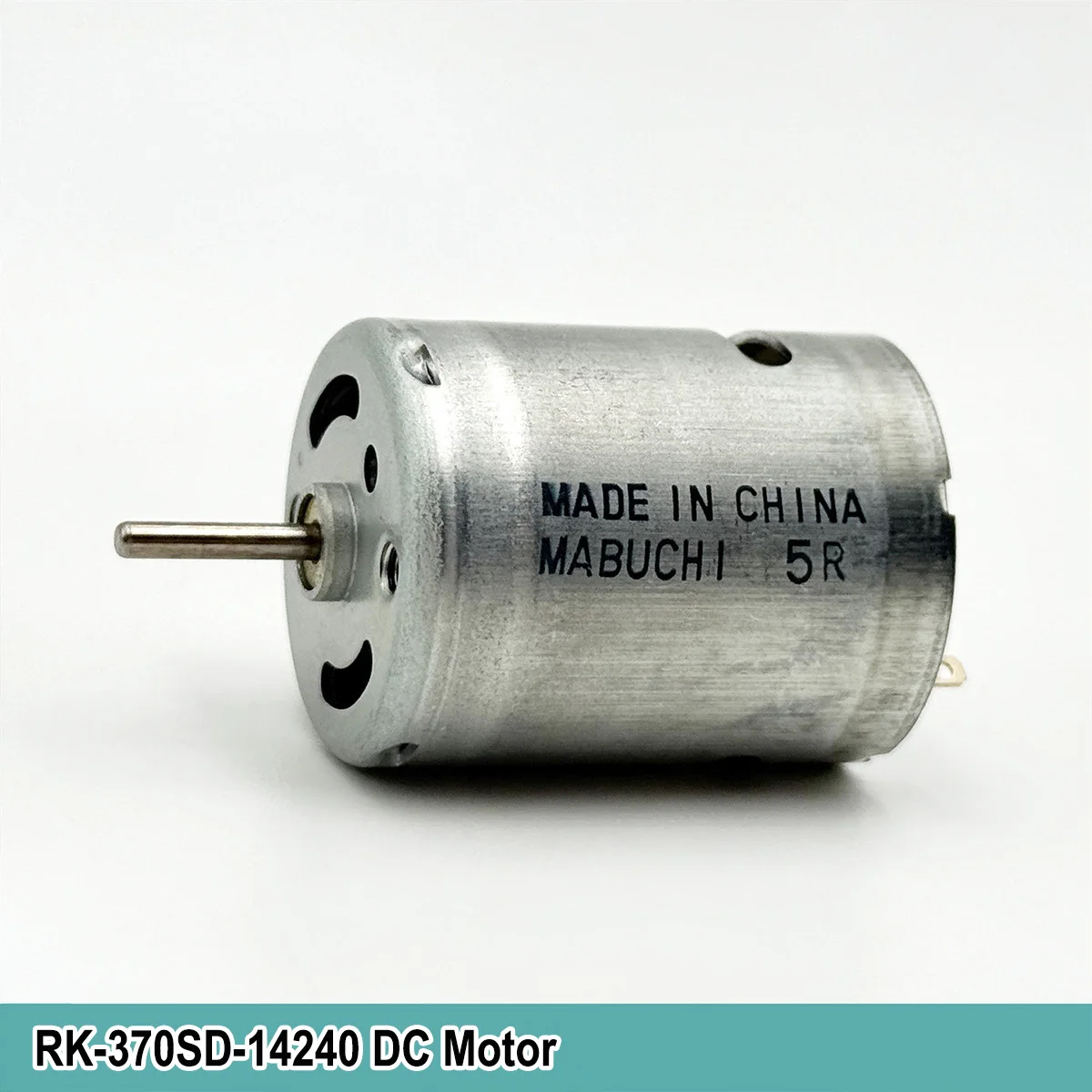 Mabuchi 370 DC Motor 3V-12V 2000RPM~8500RPM Slow Speed Carbon Brush 24mm Micro Round Mute Power Saving Engine RK-370SD-14240