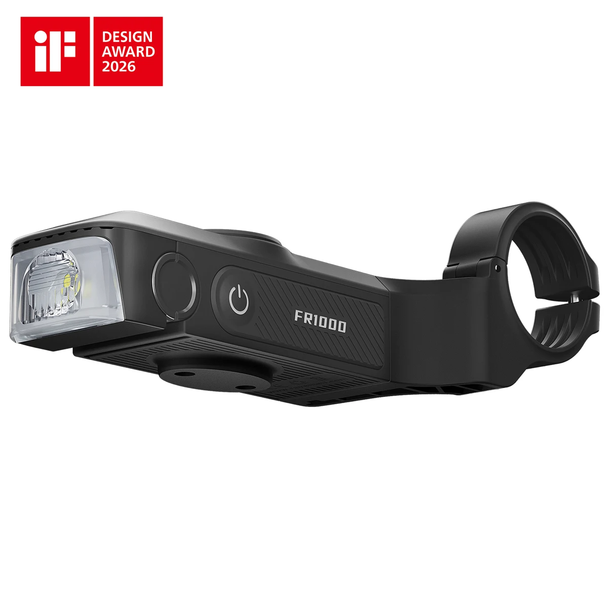RAVEMEN FR1000 Bike Headlight For Garmin Wahoo Bryton XOSS IGPSPORT Rechargeable Integrated Bicycle Light and GPS Bracket Design