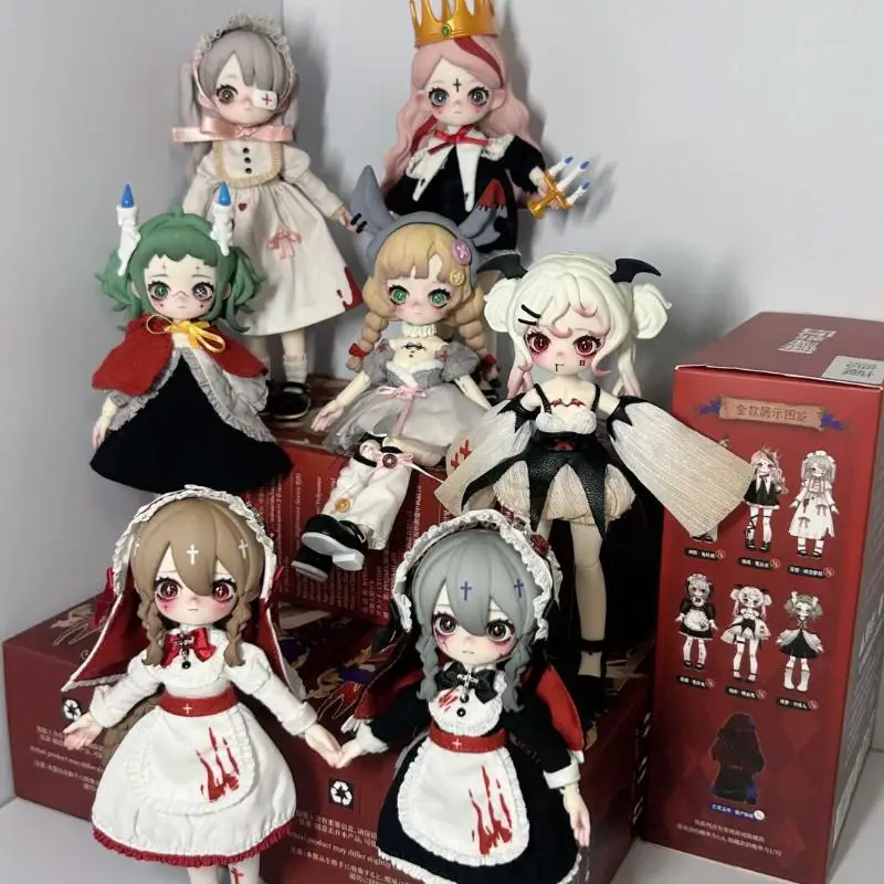 

В наличии Nyssa Eerie Nightmare Series слепая коробка 1/12 Bjd в готическом стиле подвижная шарнирная кукла Mystery Box аниме фигурка подарок на заказ