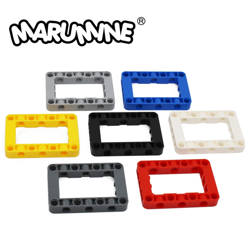 MARUMINE MOC Bricks Bluk Parts 64179 Technology Liftarm Straight 20PCS Technique Lift Arm Building Bricks Set Toys For Children