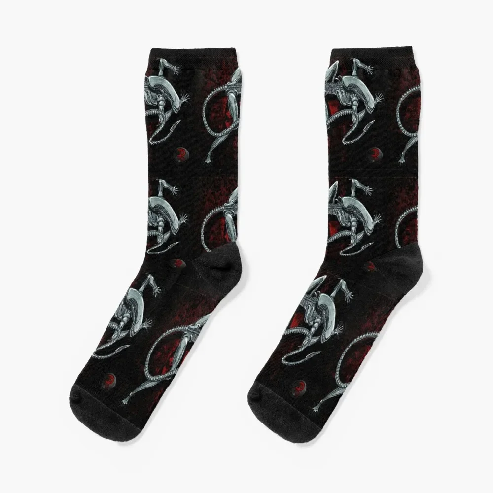 

Xenomorph (DmNerdArtist) Socks sheer Children's Antiskid soccer Socks Women's Men's