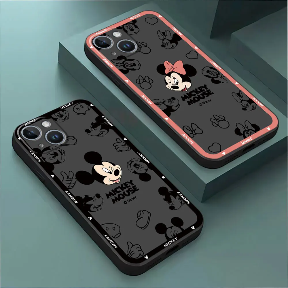 Disney Mickey Minnie Phone Case for Google Pixel 8 Pro 7 Pro 6 Pro 6a 7a Shell Bag TPU Soft Cover