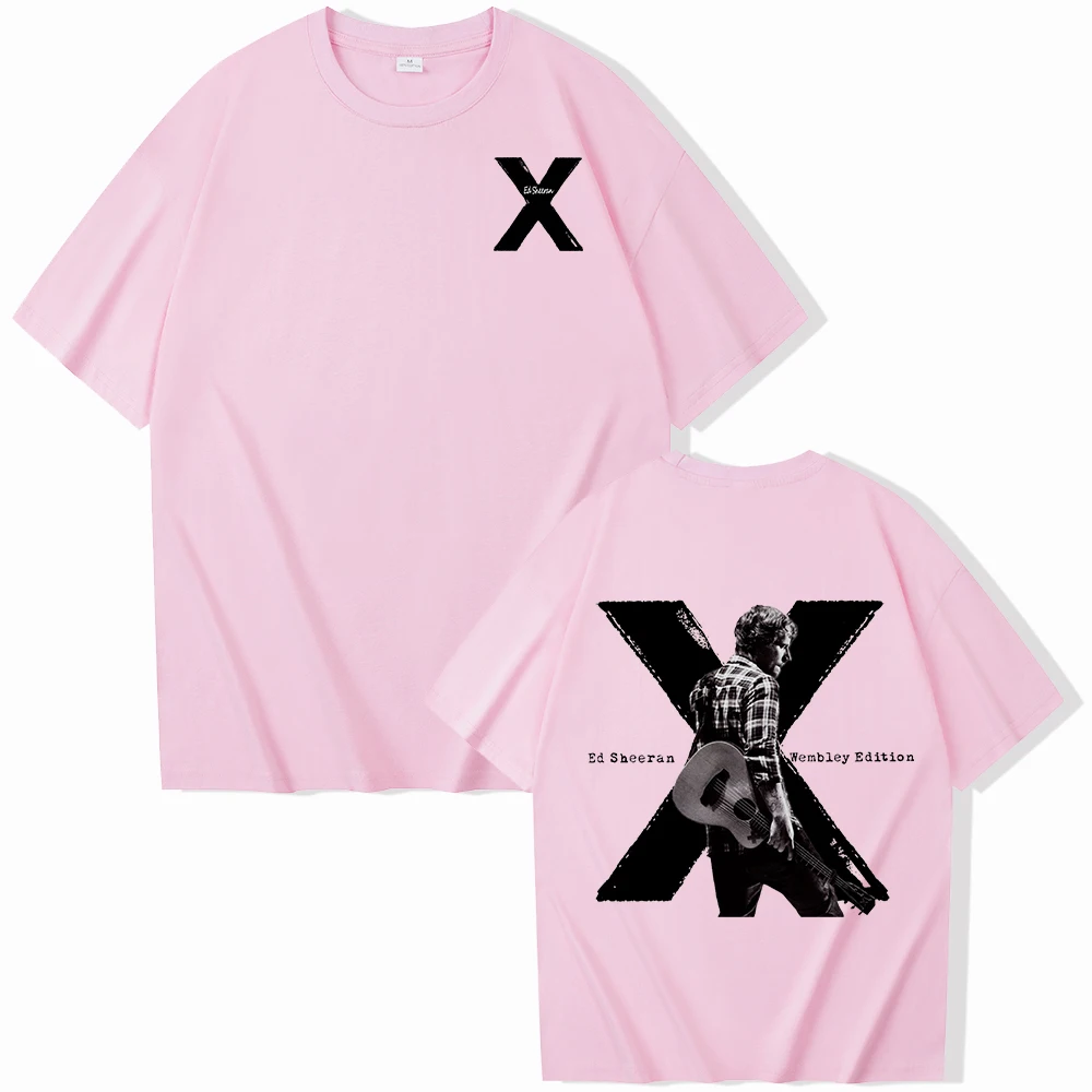 Ed Sheeran X 2024 Tour Short Sleeve T-shirt Harajuku O-neck Summer Casual Shirt