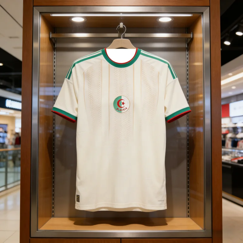 New 3D Algeria National Team Football Jersey Short-Sleeve Quick-dry Breathable Trendy for Match & Daily Wear Family Matching Top