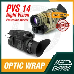 Tactical Night Vision Wrap PVS14 PVS-14 PVS 14 NVG Sticker Multicam Black or Multicam