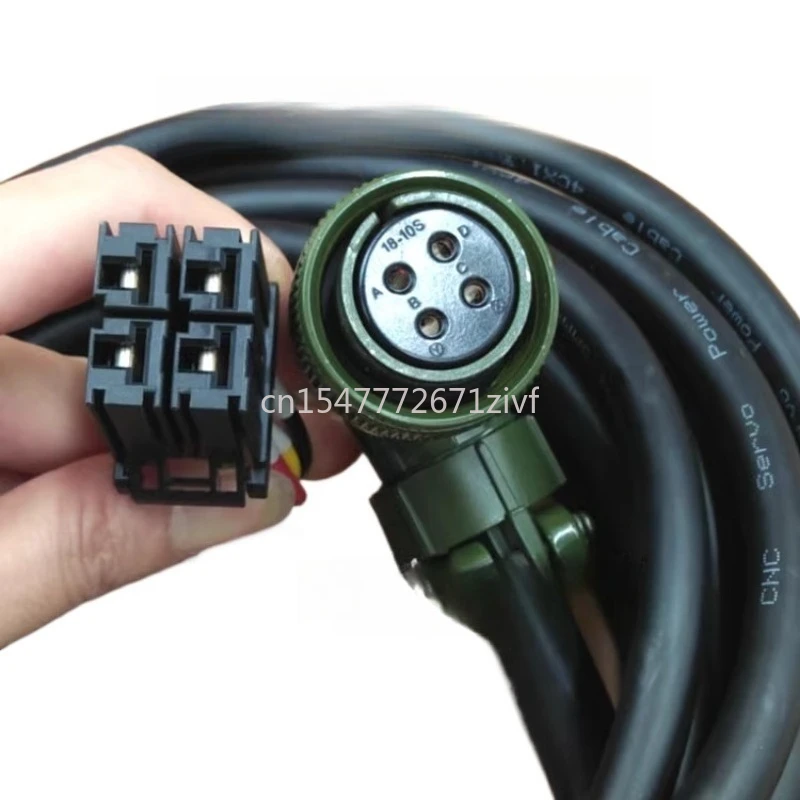 

Шнур питания серводвигателя M70 HF A48 PWCE18-10S-5M 22-22S 4-жильный шнур питания