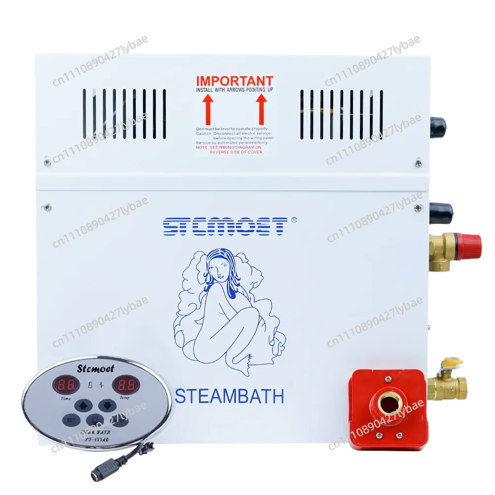 3/4.5/6/9KW 220/380V Steam Generator For Sauna Room Bath Shower Power Home Heater SPA Digital Controller view 4