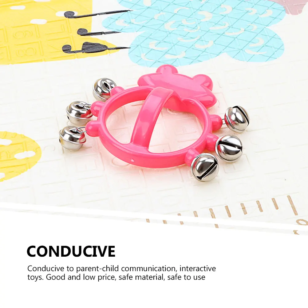 

Frog Bell Toddler Musical Instruments Tambourine for Kid Plastic Percussion Handheld
