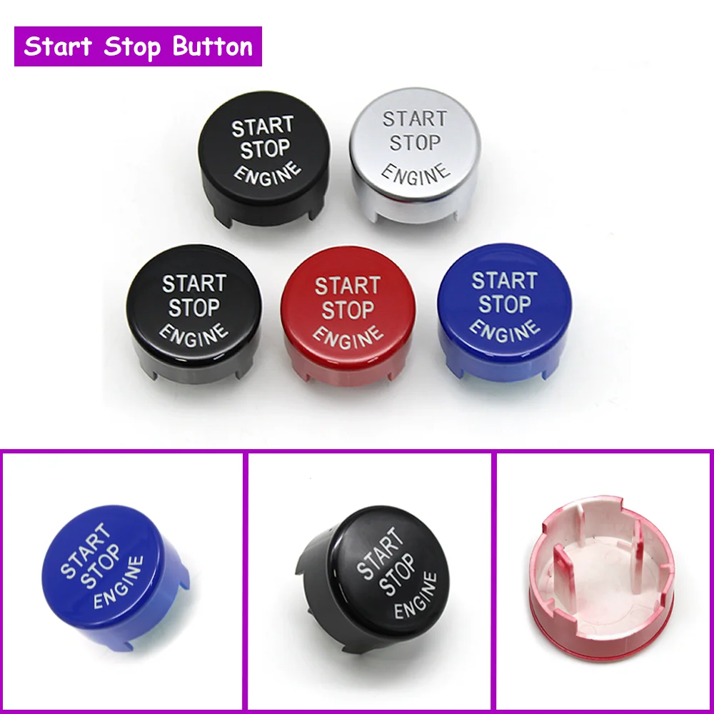 F52 G30 G31 G01 G08 G02 F98 G32 G11 G12 Engine Ignition Start Stop OFF Switch Button Cover Trim For BMW 1 5 6 7 X3 X4 Series