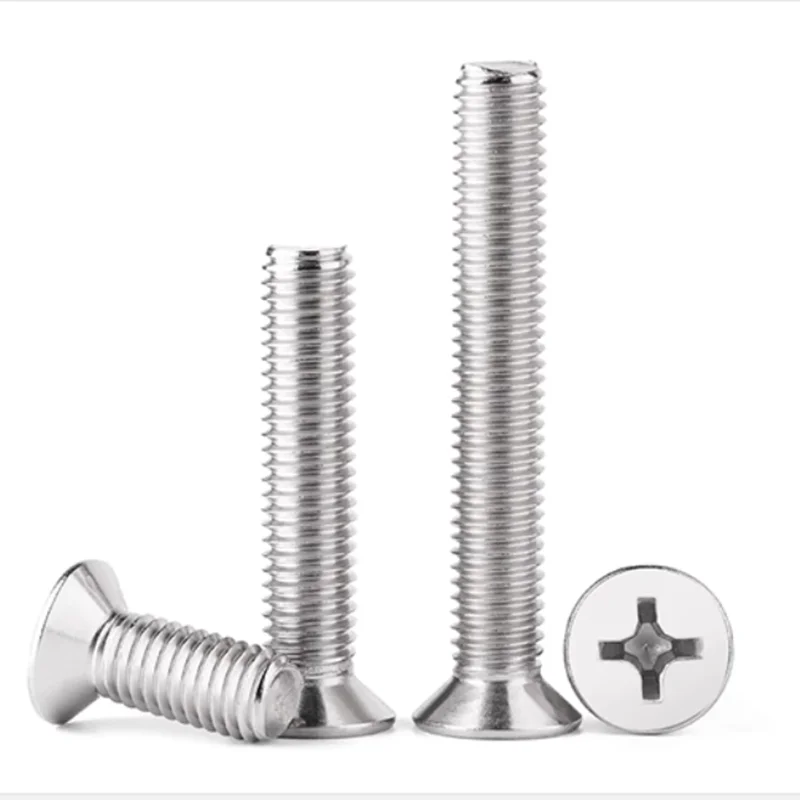 M6M8M10stainless steel 304 phillips flat head countersunk screw electronic crossed recessed screw bolts hardware fasteners 1144