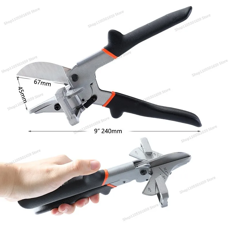 For 9 inch electrical wire slot scissors, multifunctional angle cutting PVC wire slot buckle pliers