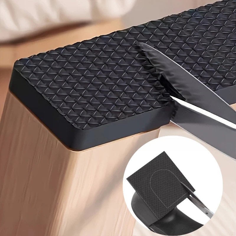 1Roll Black Multi-Scene Non-Slip Furniture Pads - Thickened Silent Wear-Resistant for Dining Chairs Shoe Soles Floor Pet Office