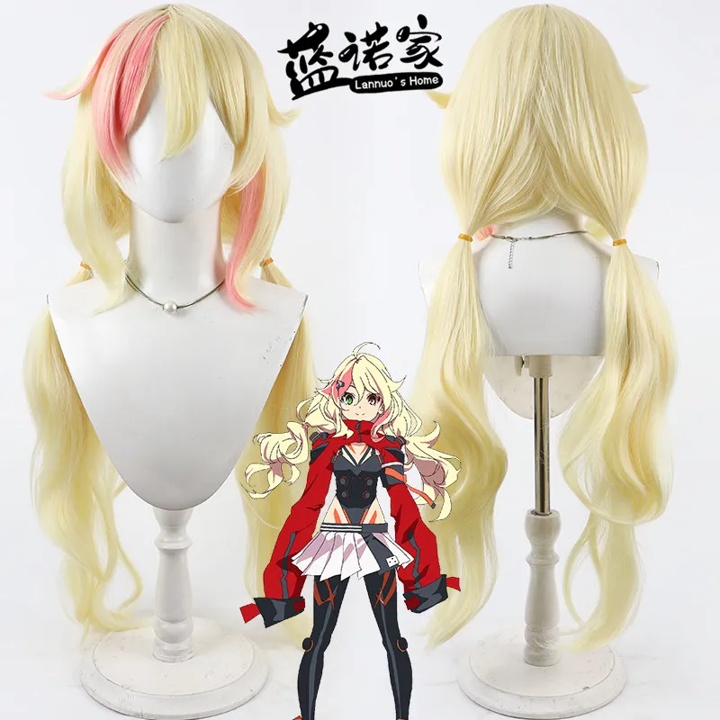 

Аниме Macross Delta Yami Reijo, парик для косплея, реквизит для Хэллоуина, карнавала, вечеринки, синтетические волосы, термостойкое волокно + шапочка для парика