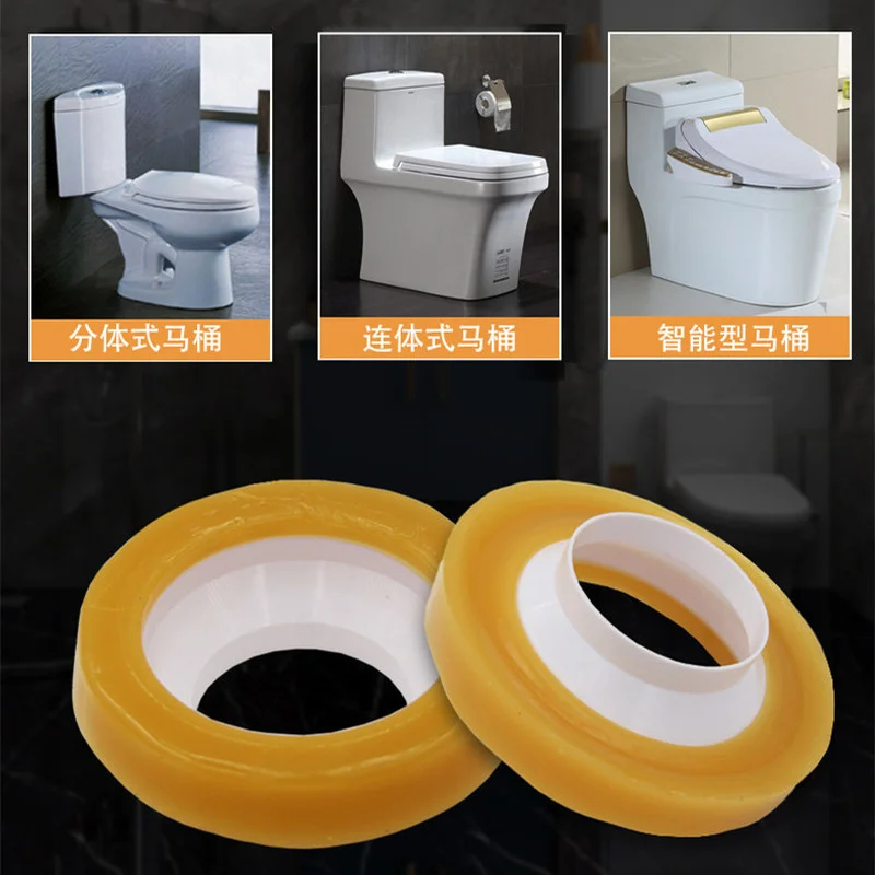 Toilet Flange Spill Sealing Ring Practical Rubber Sealing Bowls Closestool Replacement Deodorant Seat for Toilet Accessories