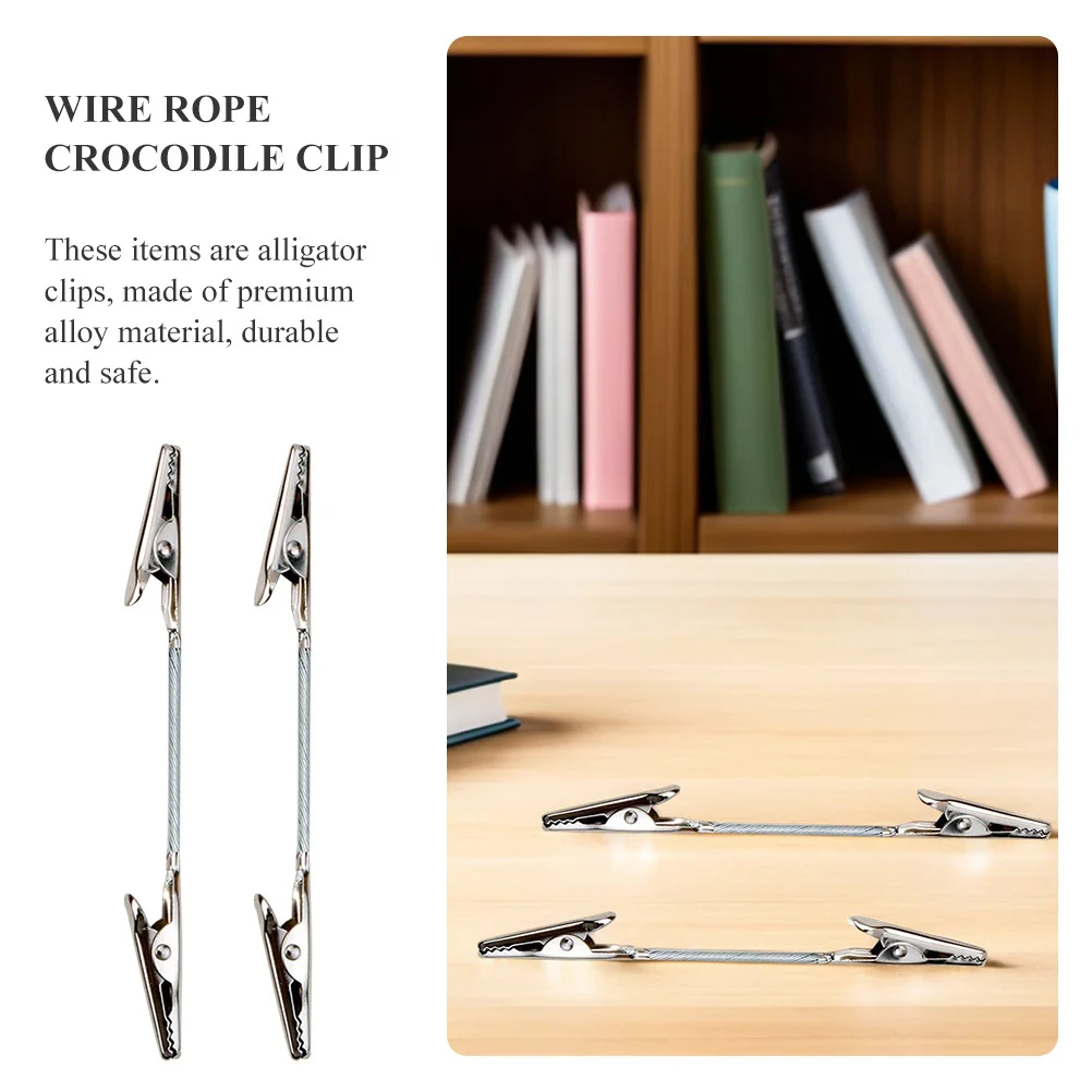 12 قطعة مقاطع التمساح برأسين سبيكة مذكرة المشابك للصور ملاحظات بطاقات حاملي بطاقات بريدية صور المشابك Diy بها بنفسك اكسسوارات #6